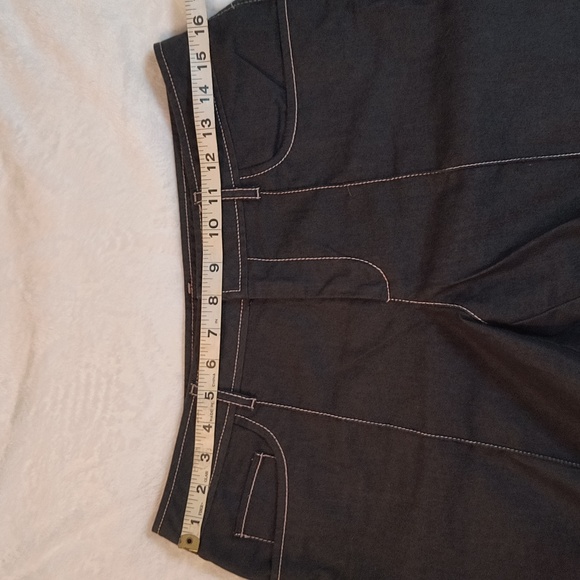 Kenneth Cole New York Petite, black lightweight denim trouser - Picture 6 of 11